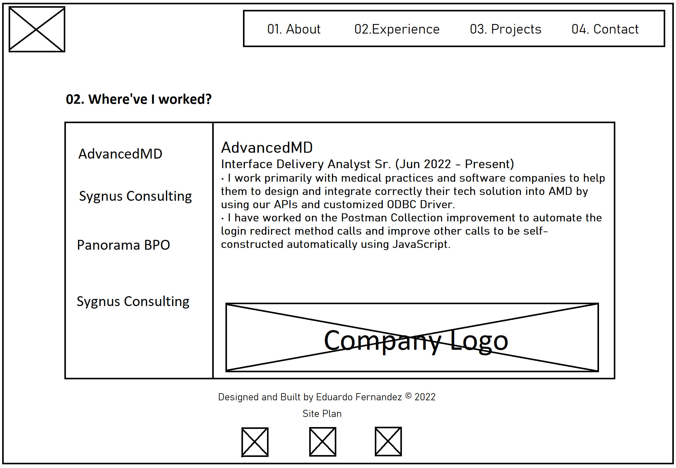 page 3 wireframe