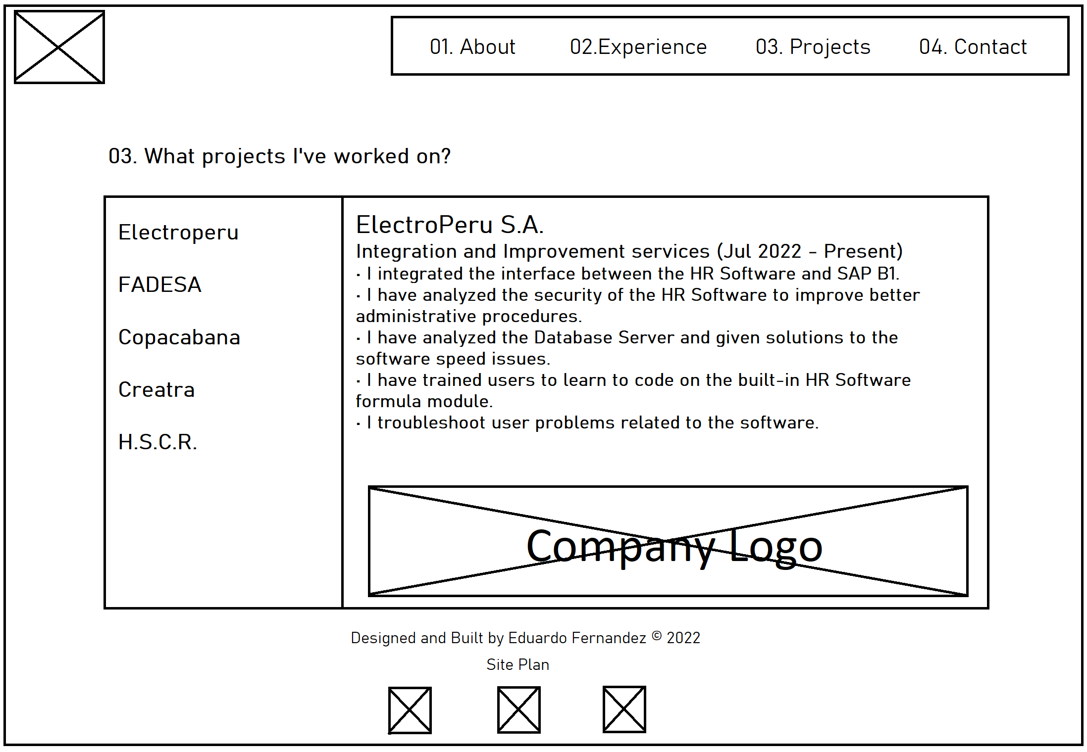 page 4 wireframe